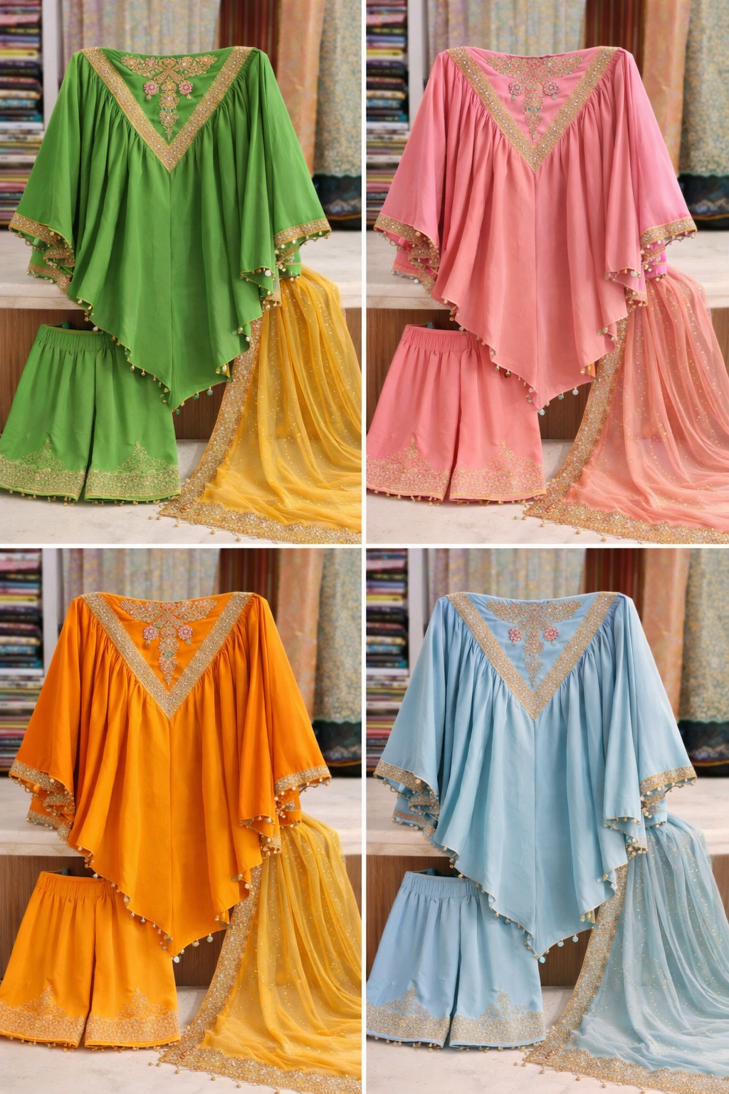 Noor Sunshine Designer Kaftan Kurta Set