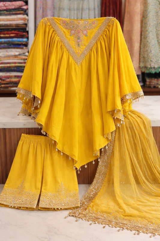 Noor Sunshine Designer Kaftan Kurta Set