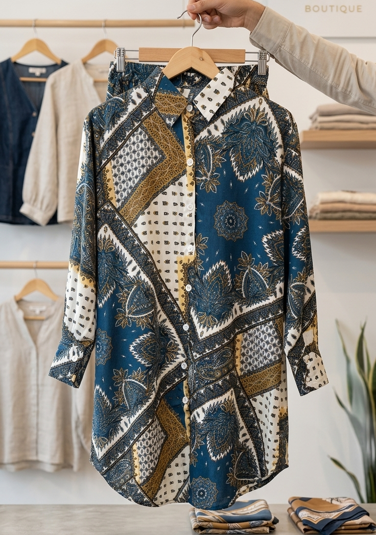Elegant Floral Printed Shirt & Pant Co-Ord Set | Stylish Casual & Party Wear Outfit