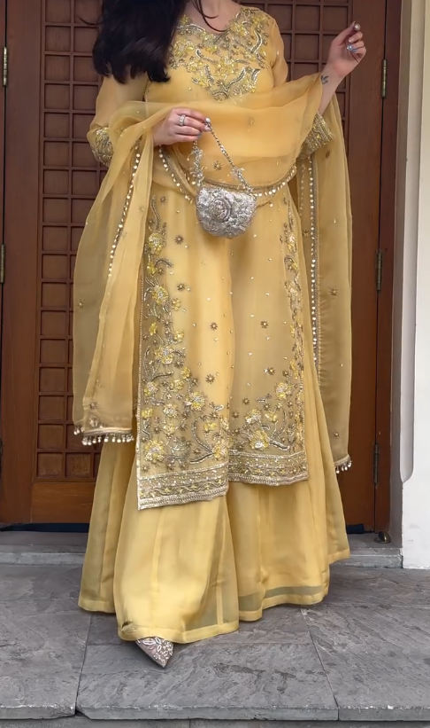 Sunshine Elegance in Organza ☀️