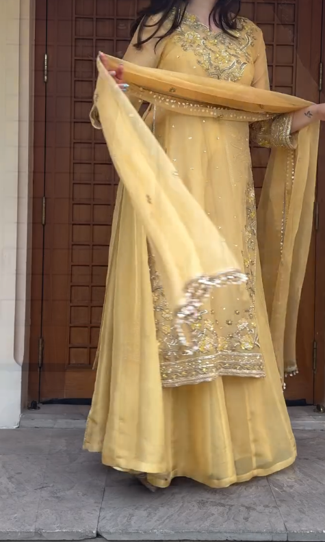 Sunshine Elegance in Organza ☀️